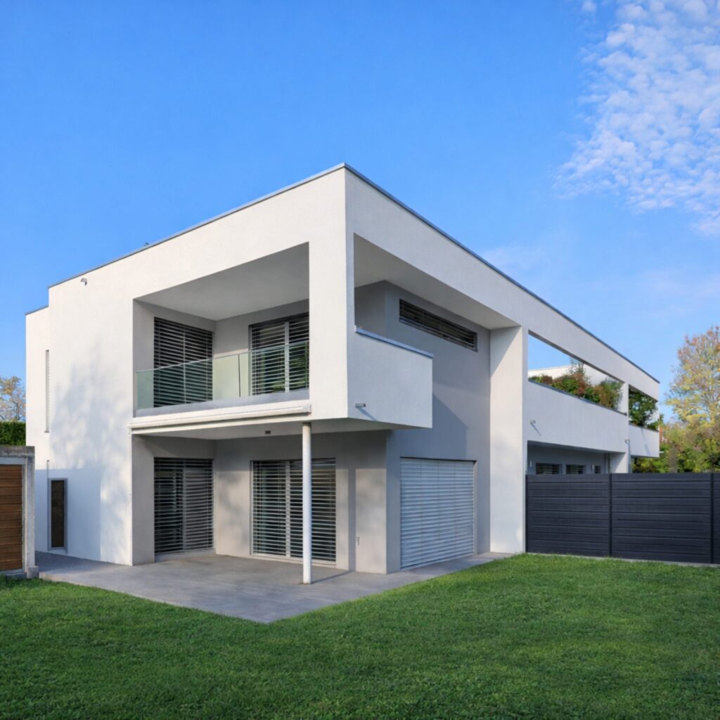 Façade_moderne_bi_colors_blanc_gris