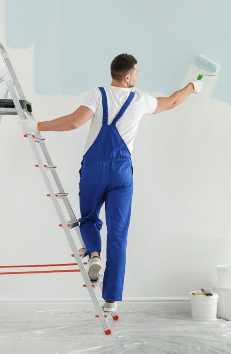 Peindre une mur, c'est notre métier chez Mozi Peinture.
